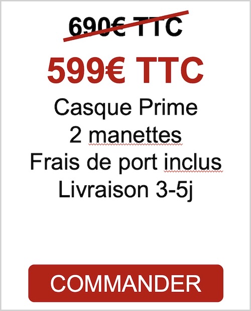 Pimax Crystal Light Prime 599€ TTC